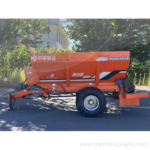 Efficiency of agricultural manure spreader